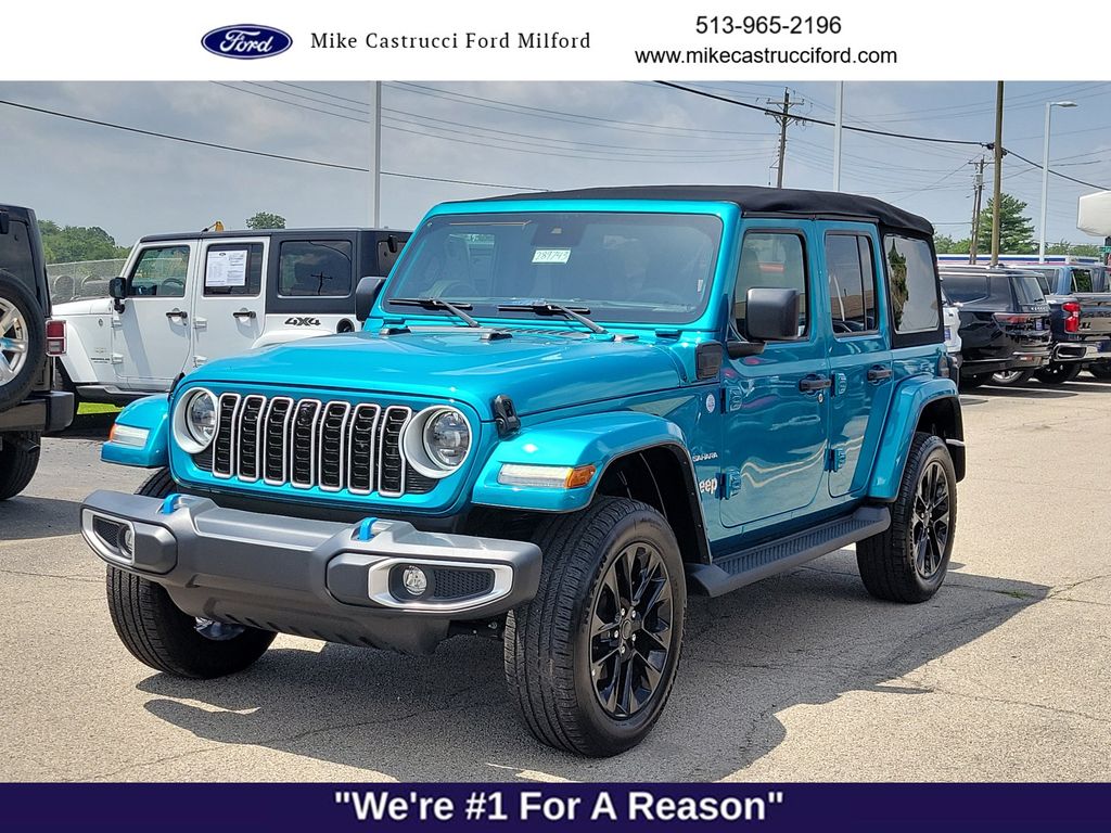 Bikini Pearl Coat 2024 Jeep Wrangler 4xe SUV / Crossover Four-Wheel Drive 8-Speed Automatic