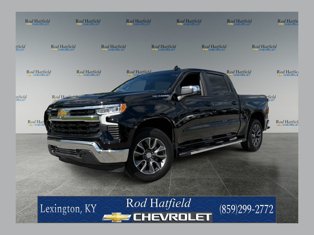 Black 2023 Chevrolet Silverado 1500 Pickup Truck Four-Wheel Drive 8-Speed Automatic