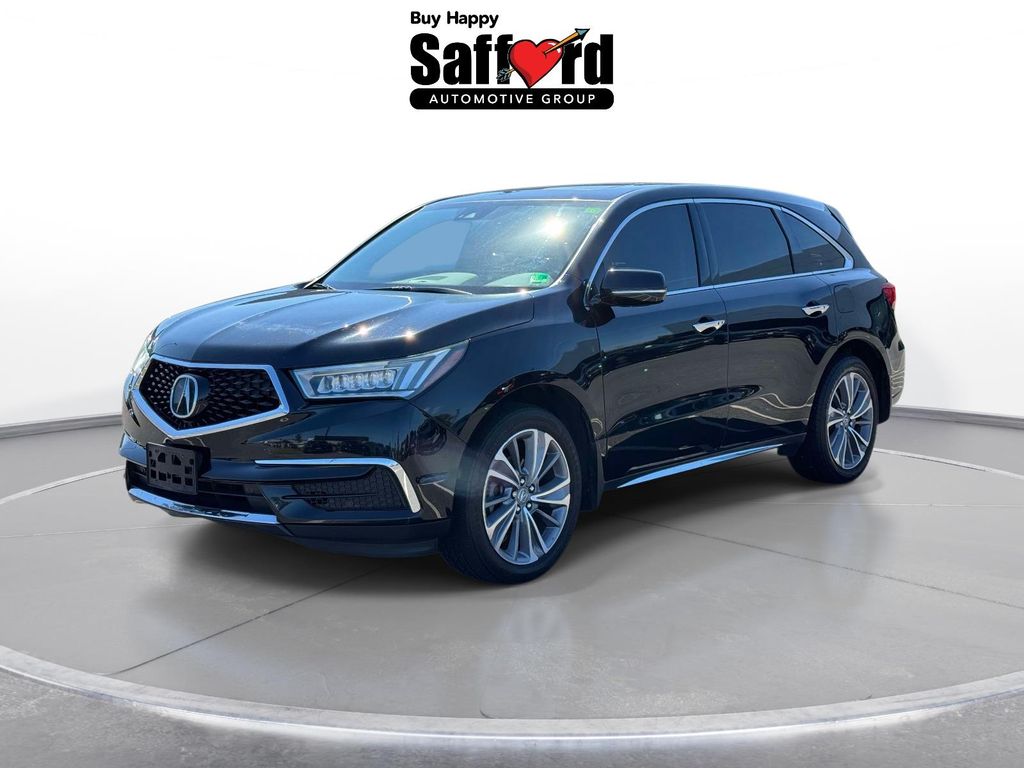 Crystal Black Pearl 2017 Acura MDX SUV / Crossover All-Wheel Drive 9-Speed Automatic