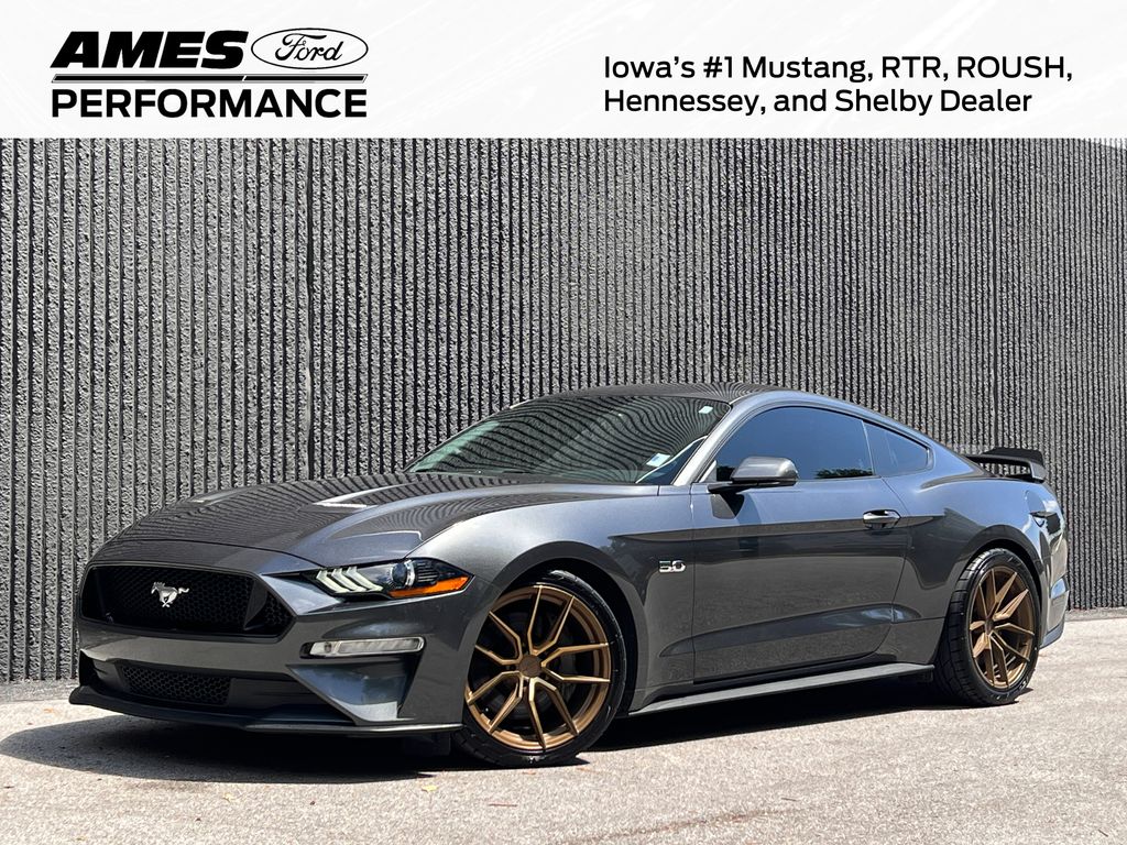 Gray (Magnetic) 2018 Ford Mustang Coupe Rear-Wheel Drive 6-Speed Manual