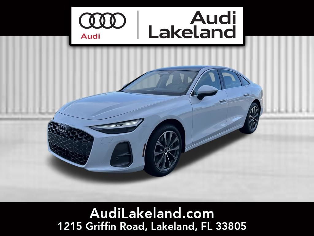 Glacier White Metallic 2026 Audi A6 quattro Premium 55 TFSI Sedan All-Wheel Drive 7-Speed Automatic