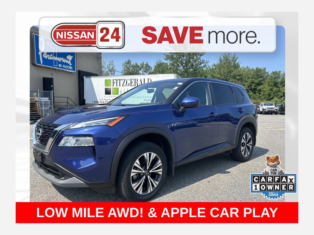 Caspian Blue Metallic 2023 Nissan Rogue SUV / Crossover All-Wheel Drive Continuously Variable Transmission