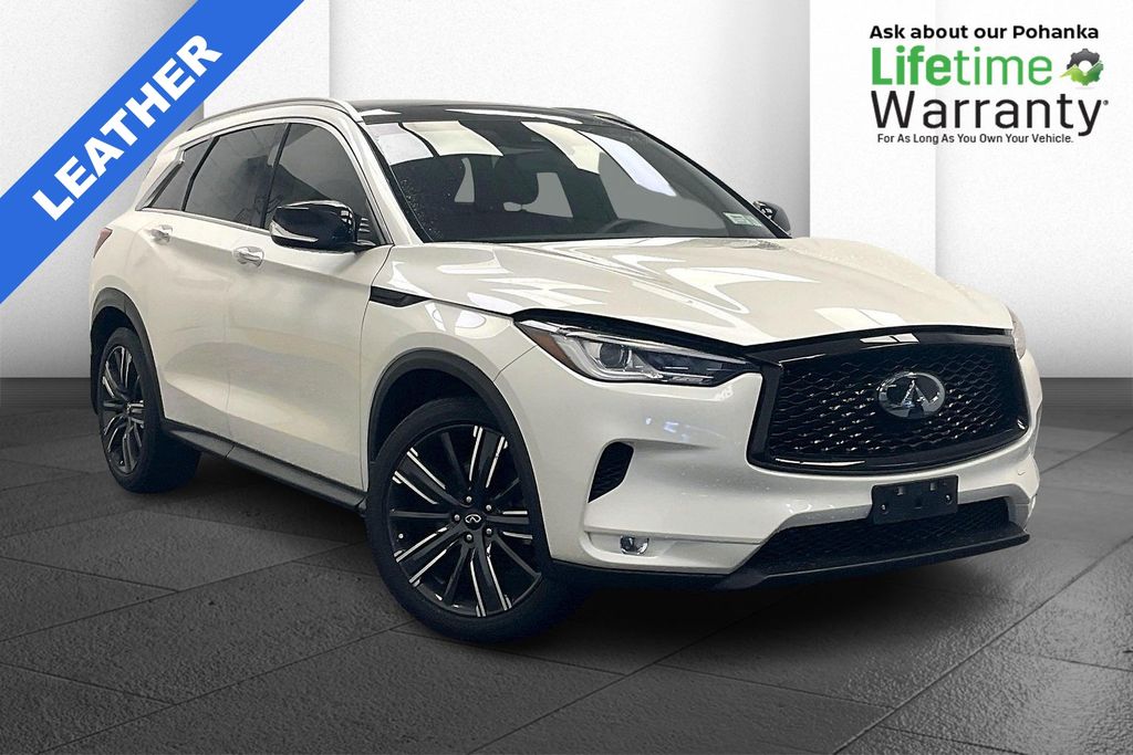 White 2022 INFINITI QX50 Luxe AWD SUV / Crossover All-Wheel Drive Continuously Variable Transmission