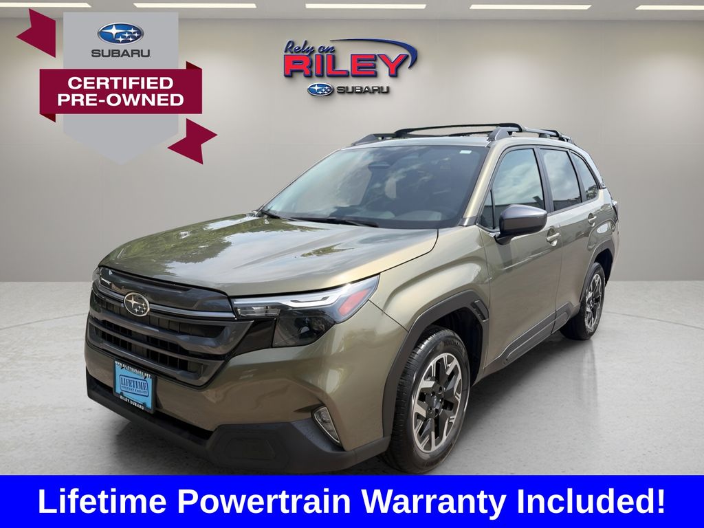 Autumn Green Metallic 2025 Subaru Forester SUV / Crossover All-Wheel Drive Continuously Variable Transmission