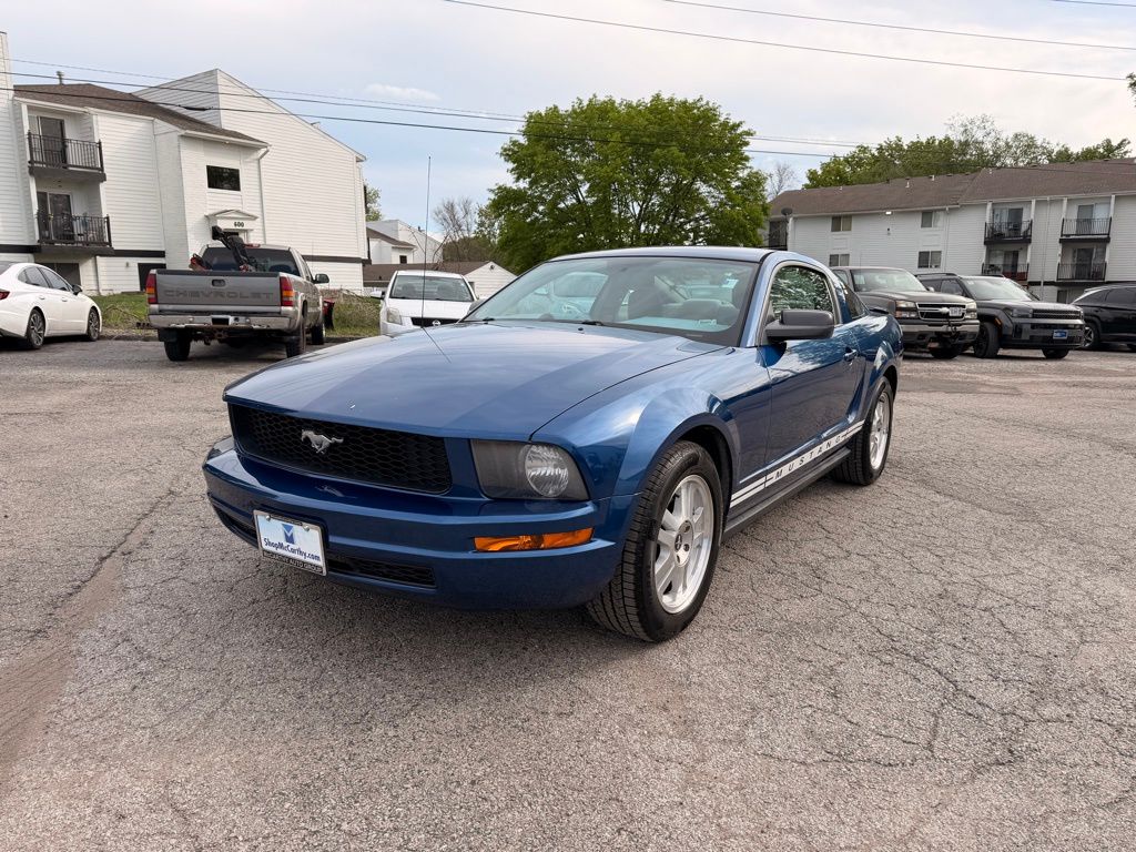 Blue 2007 Ford Mustang V6 Coupe RWD Coupe 5-Speed Automatic