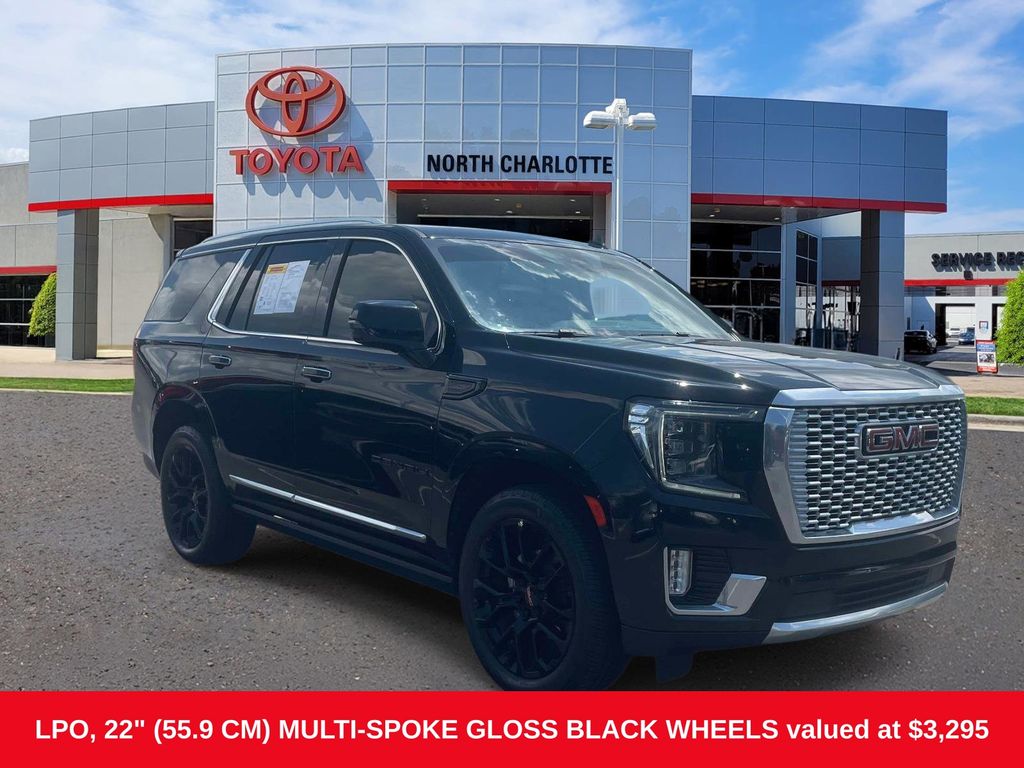 Onyx Black 2023 GMC Yukon SUV / Crossover Four-Wheel Drive
