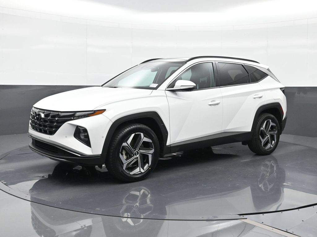 White Pearl 2023 Hyundai Tucson SUV / Crossover All-Wheel Drive 8-Speed Automatic