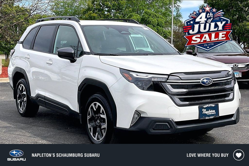 Crystal White Pearl 2026 Subaru Forester SUV / Crossover All-Wheel Drive Continuously Variable Transmission