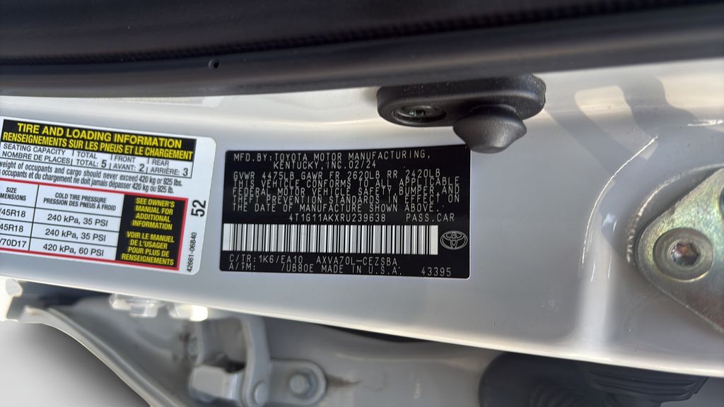 Certified Used 2024 White Toyota SE image 25