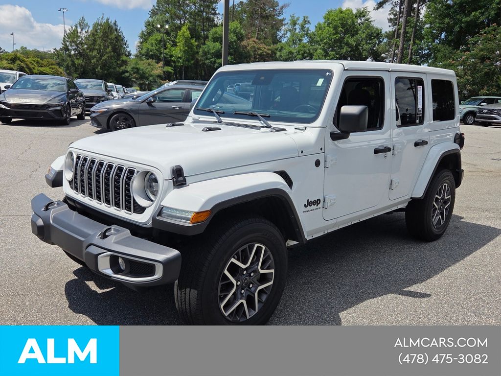 Used 2025 White Jeep Sahara image 3