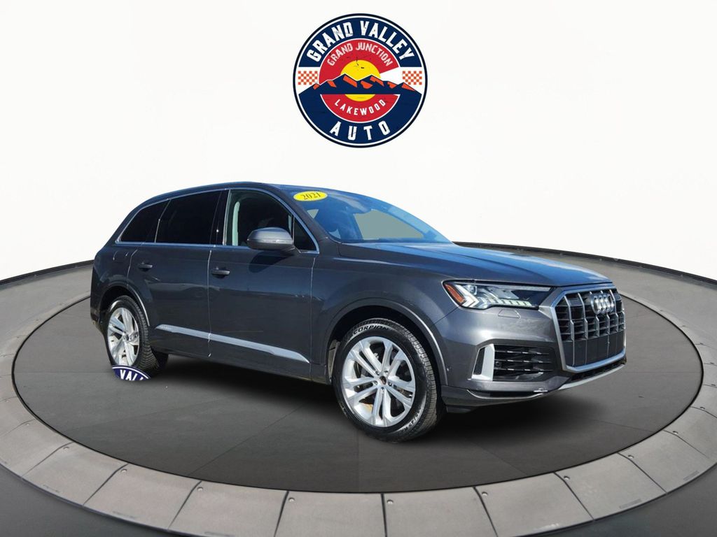 Samurai Gray Metallic 2021 Audi Q7 quattro Premium Plus 55 TFSI SUV / Crossover All-Wheel Drive Automatic