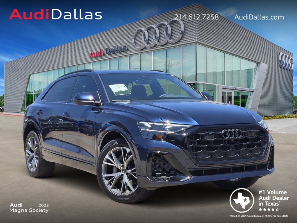 Waitomo Blue Metallic 2025 Audi Q8 SUV / Crossover All-Wheel Drive 8-Speed Automatic