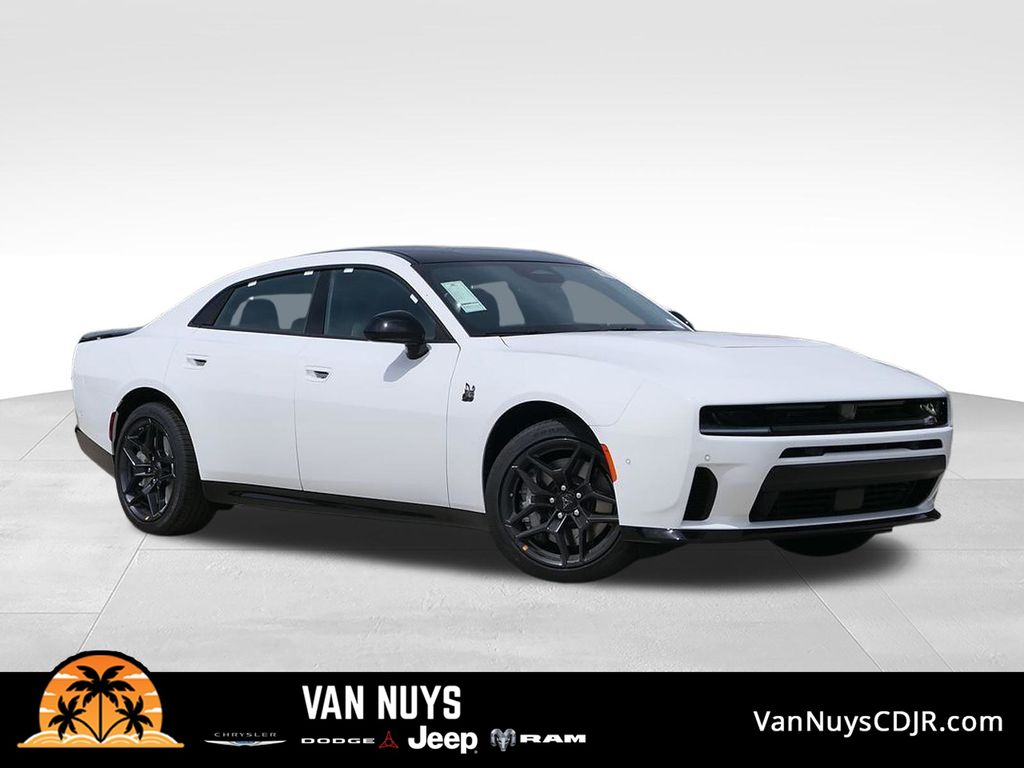 White 2026 Dodge Charger Sedan All-Wheel Drive 8-Speed Automatic