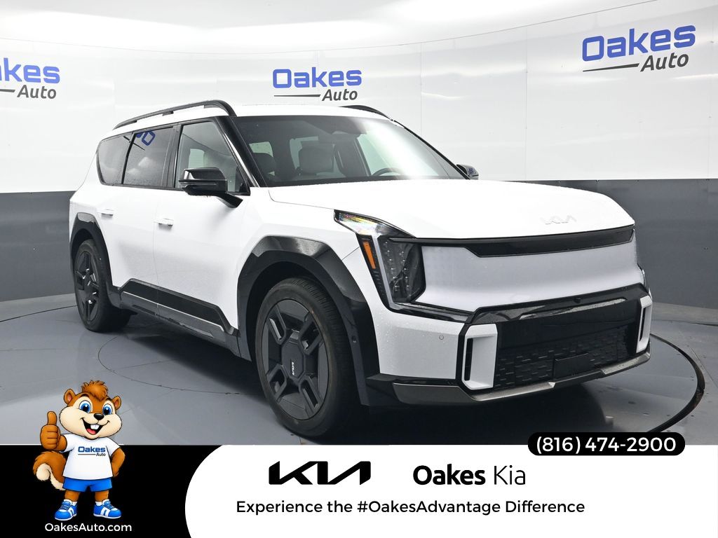 Glacial White Pearl 2026 Kia EV9 SUV / Crossover All-Wheel Drive 1-Speed Automatic