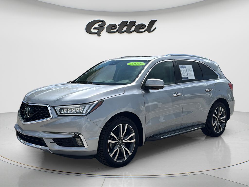Lunar Silver Metallic 2019 Acura MDX SUV / Crossover All-Wheel Drive 9-Speed Automatic