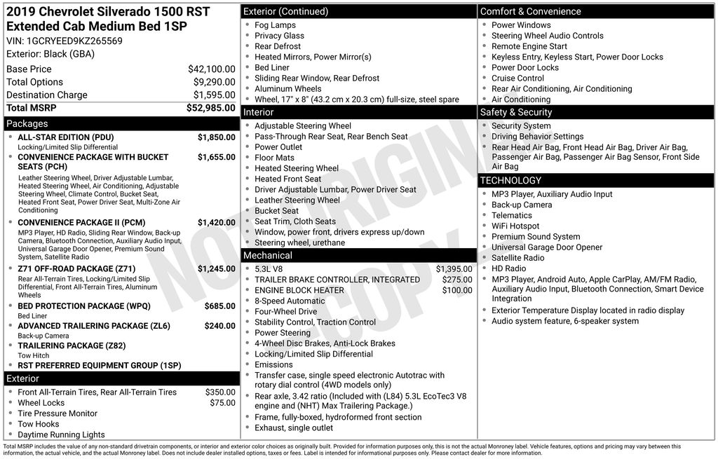Used 2019 Chevrolet Silverado 1500 Truck