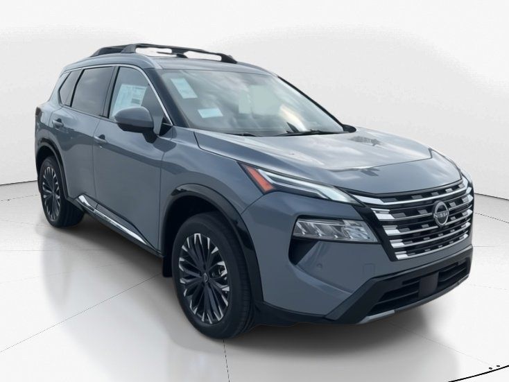 2025 Boulder Gray Pearl Nissan Rogue Platinum FWD SUV