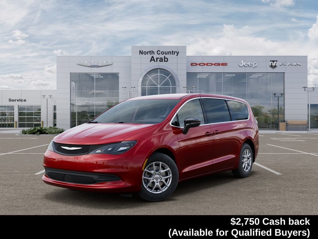Red Hot Pearlcoat 2026 Chrysler Voyager Minivan Front-Wheel Drive 9-Speed Automatic