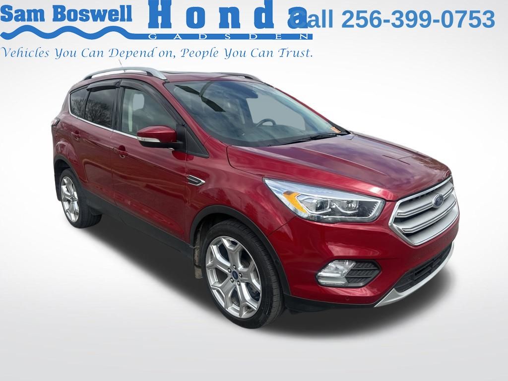 Ruby Red 2018 Ford Escape Titanium AWD SUV / Crossover All-Wheel Drive 6-Speed Automatic