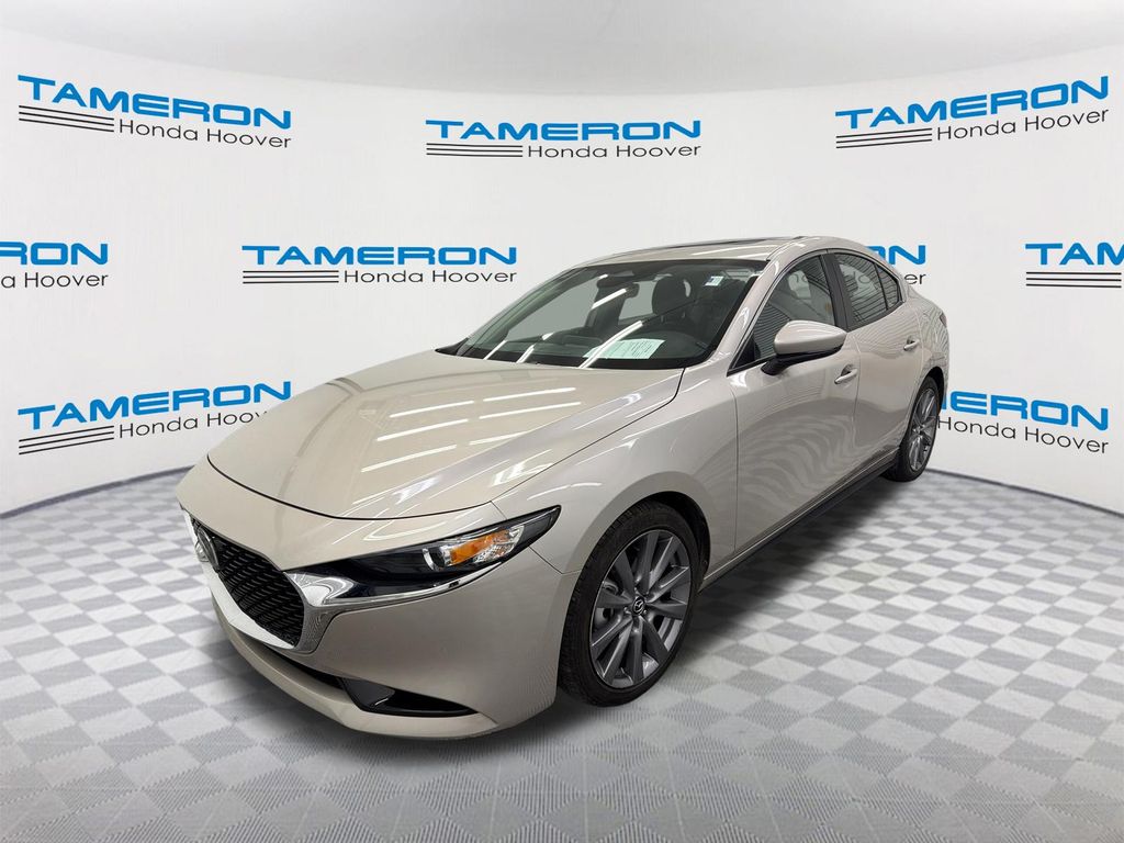 Gray (Platinum Quartz Metallic) 2024 Mazda MAZDA3 Sedan Front-Wheel Drive 6-Speed Automatic