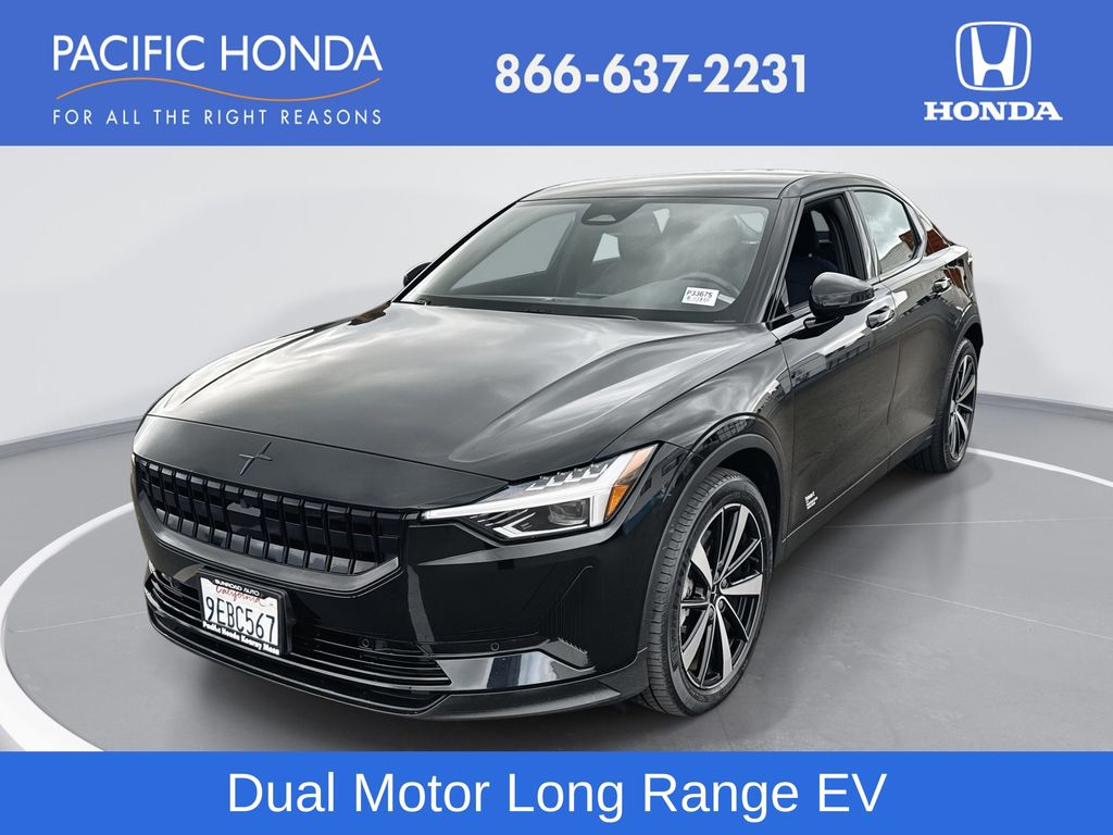 Black 2022 Polestar 2 Long Range Dual Motor Fastback AWD Sedan All-Wheel Drive 1-Speed Automatic