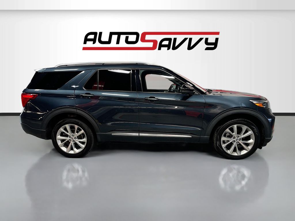 Used 2022 Blue Metallic Ford Platinum image 8
