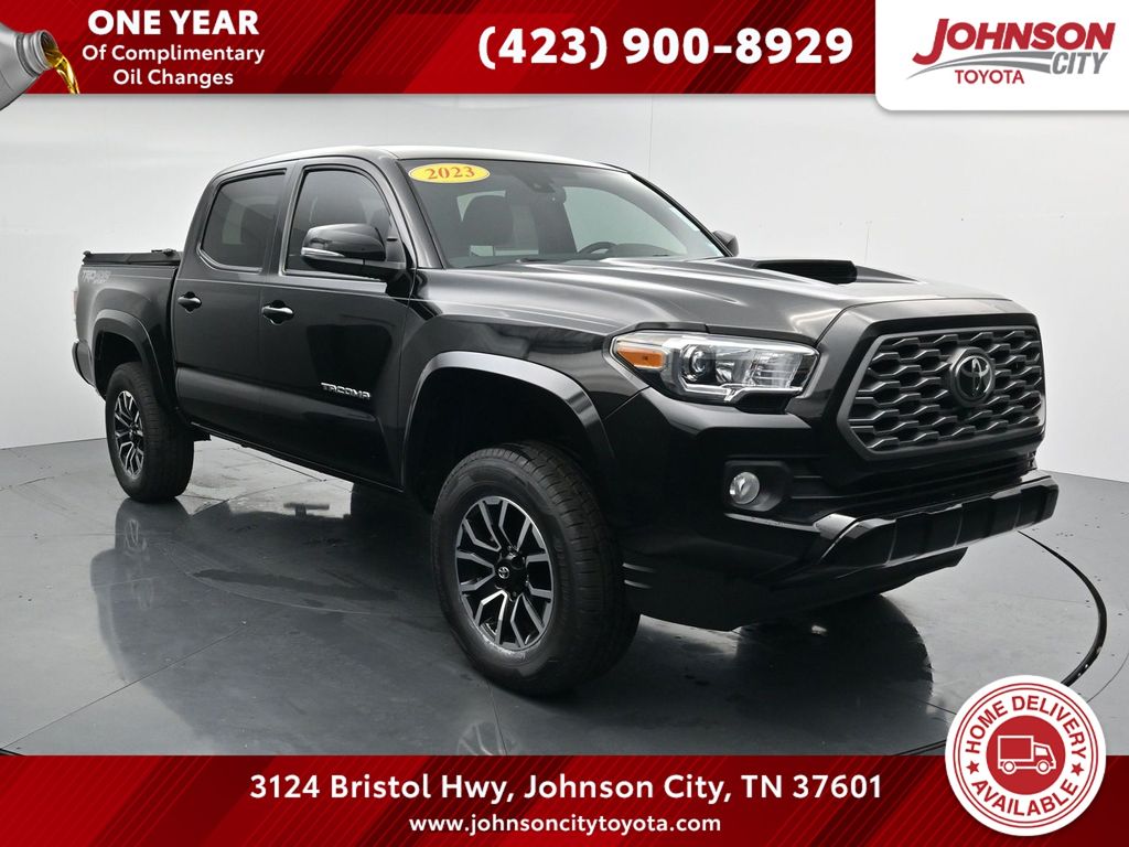 Black 2023 Toyota Tacoma Pickup Truck Four-Wheel Drive 6-Speed Automatic