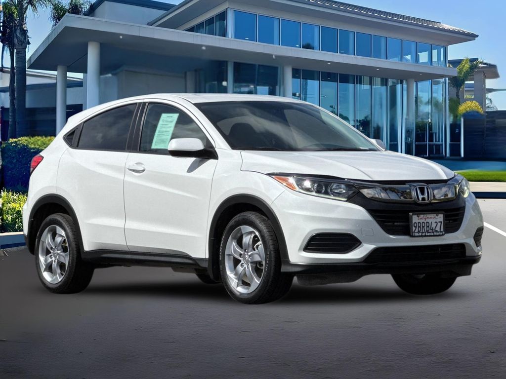 Platinum White Pearl 2022 Honda HR-V LX AWD SUV / Crossover All-Wheel Drive Continuously Variable Transmission