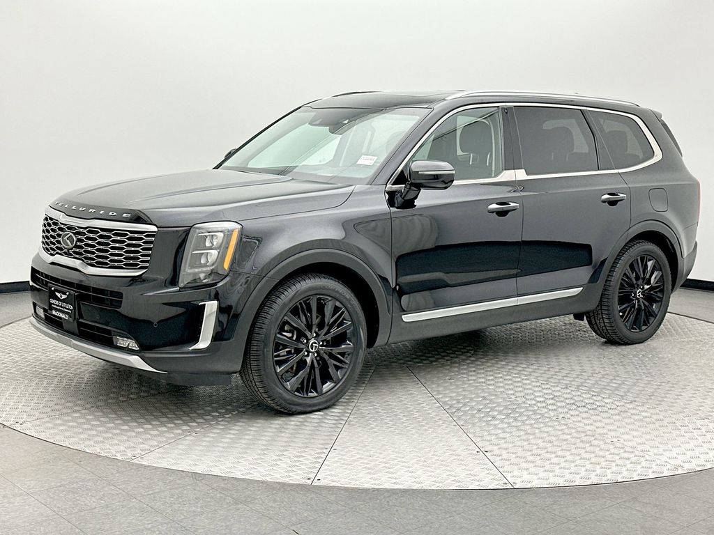 Ebony Black 2020 Kia Telluride SX AWD SUV / Crossover All-Wheel Drive 8-Speed Automatic