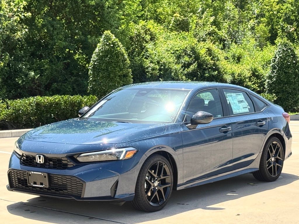 2026 Honda Civic Sport Blue at Bayway Cadillac of The Woodlands