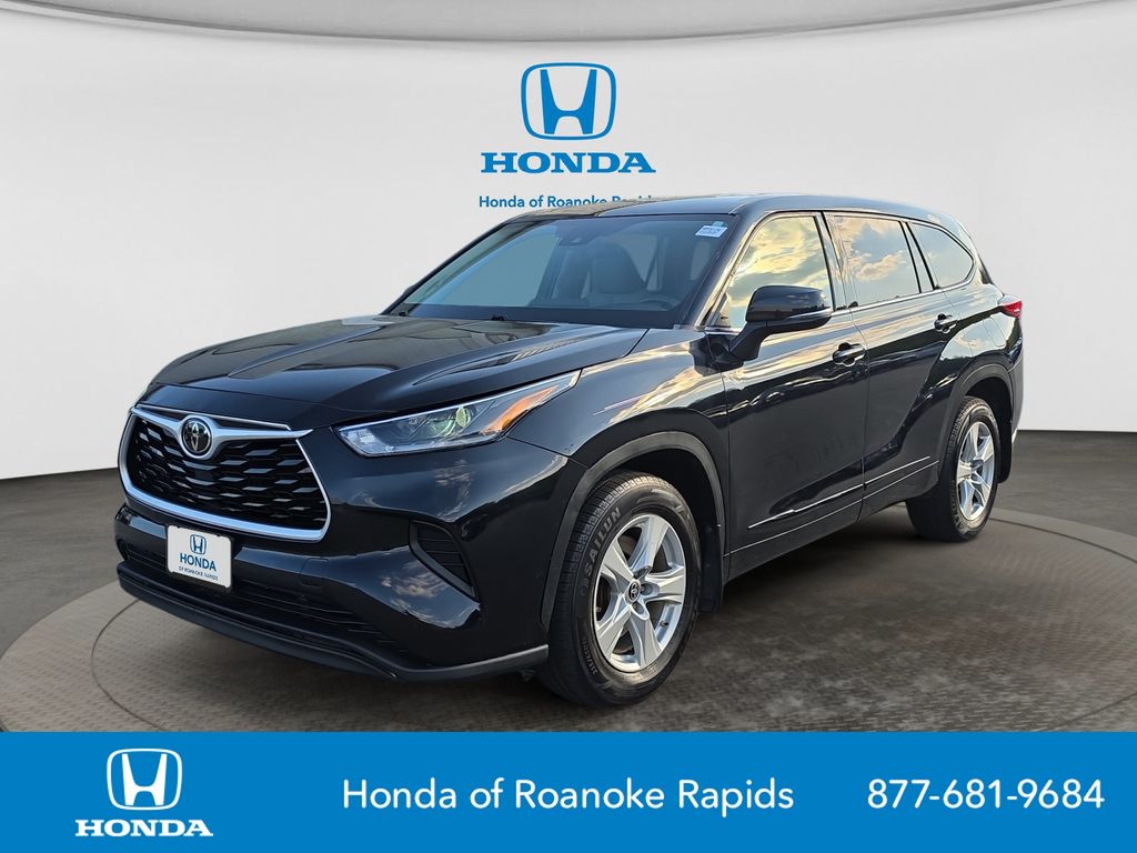 Midnight Black Metallic 2021 Toyota Highlander SUV / Crossover All-Wheel Drive 8-Speed Automatic