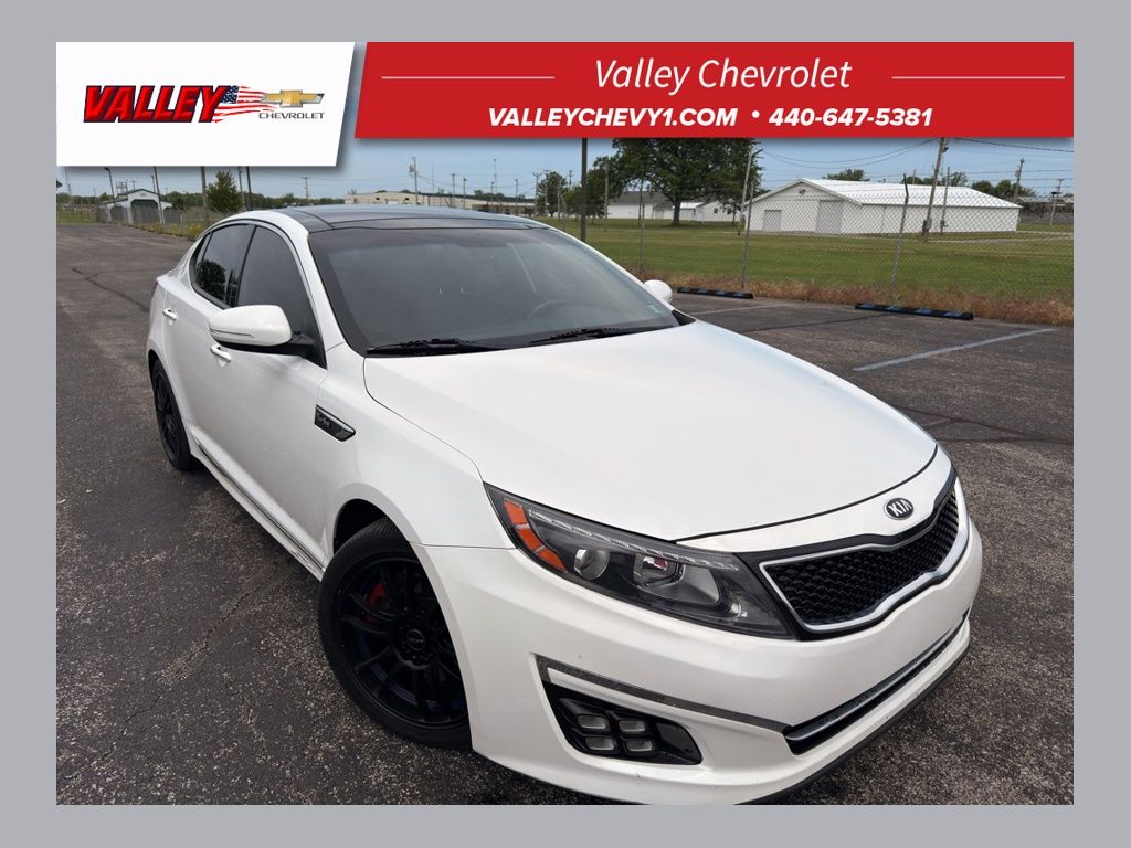 Snow White Pearl 2014 Kia Optima Sedan Front-Wheel Drive 6-Speed Automatic