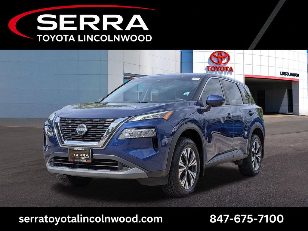 Caspian Blue Metallic 2022 Nissan Rogue SUV / Crossover All-Wheel Drive Continuously Variable Transmission