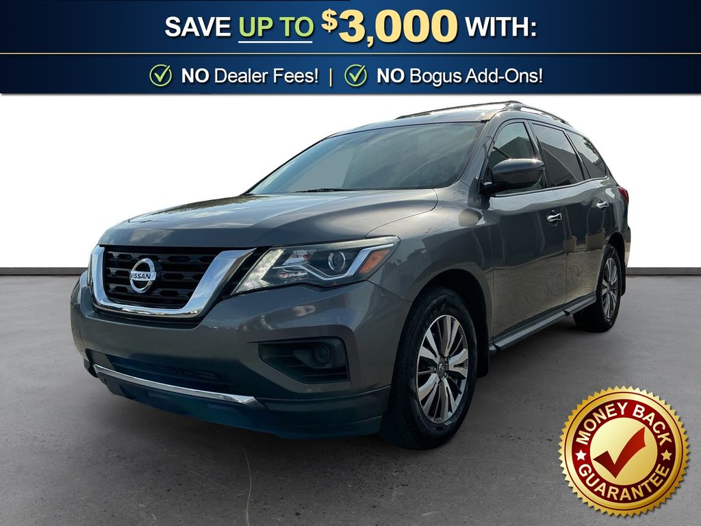 Gray (Gun Metallic) 2019 Nissan Pathfinder S FWD SUV / Crossover Front-Wheel Drive Continuously Variable Transmission