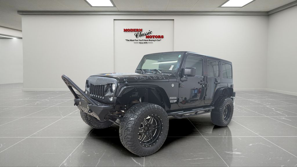 Black Clearcoat 2018 Jeep Wrangler JK Unlimited Sport 4WD SUV / Crossover Four-Wheel Drive 5-Speed Automatic