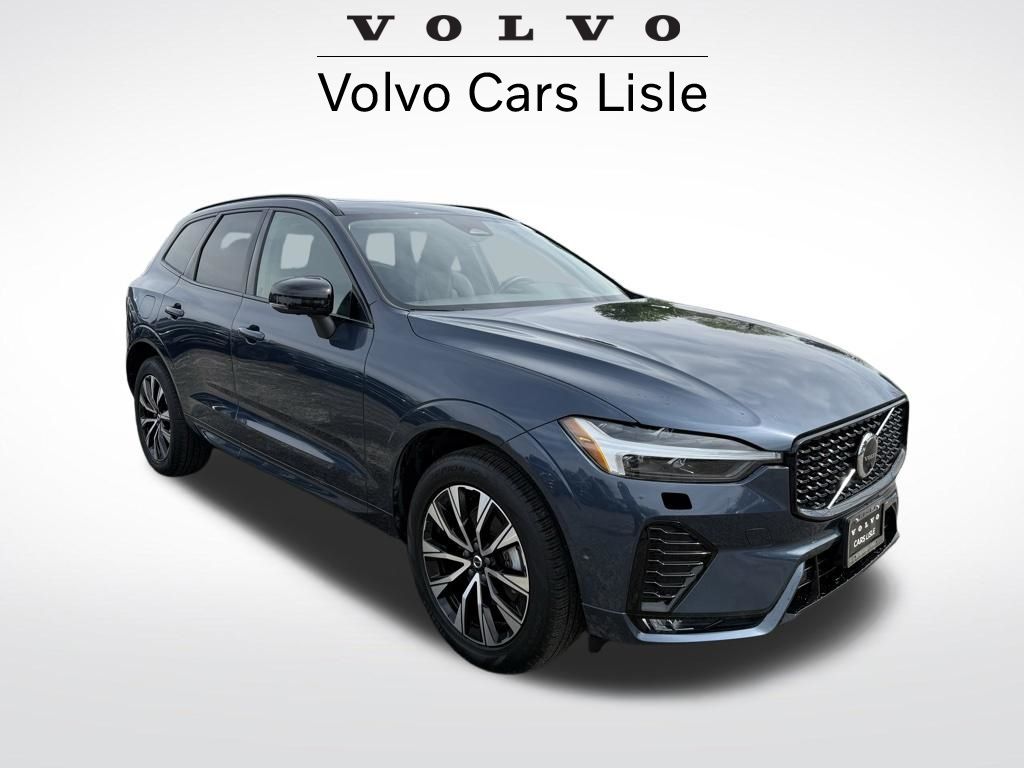 Denim Blue Metallic 2025 Volvo XC60 B5 Plus Dark Theme AWD SUV / Crossover All-Wheel Drive Automatic