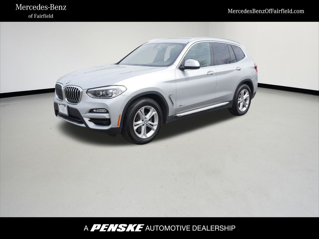 Glacier Silver Metallic 2018 BMW X3 xDrive30i AWD SUV / Crossover All-Wheel Drive 8-Speed Automatic