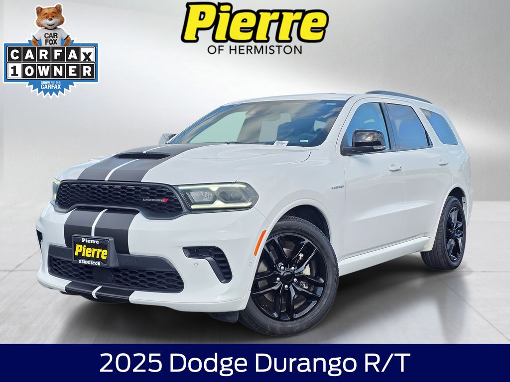 White 2025 Dodge Durango R/T AWD SUV / Crossover All-Wheel Drive 8-Speed Automatic