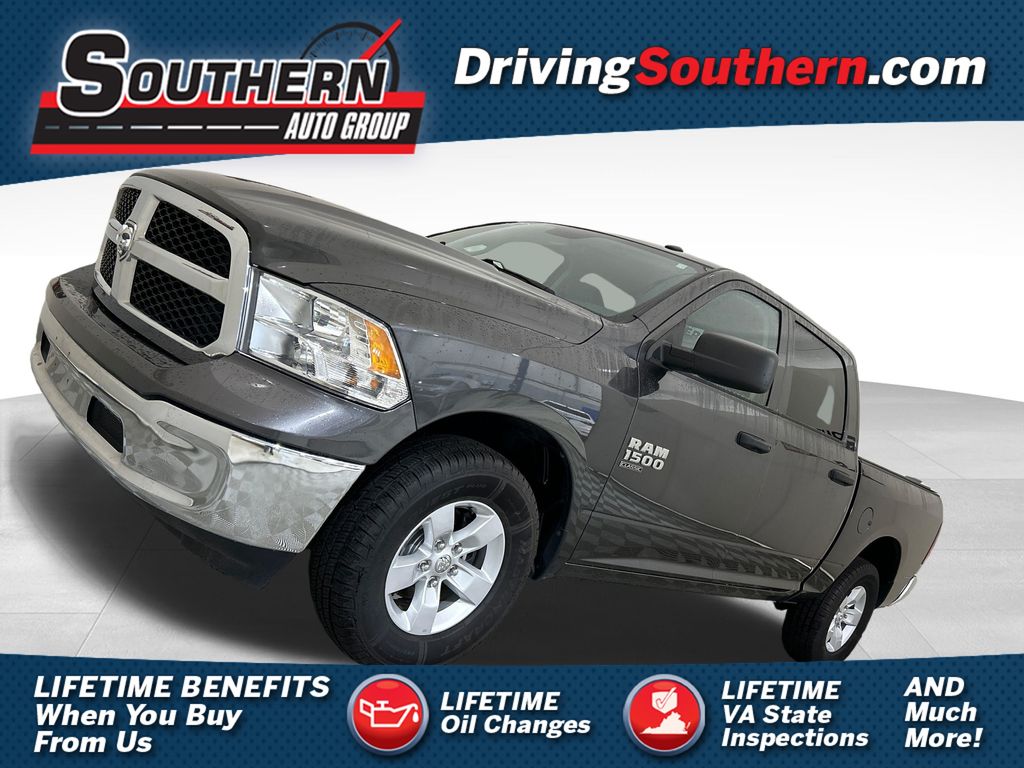 Gray (Granite Crystal Metallic Clearcoat) 2022 RAM 1500 Pickup Truck Four-Wheel Drive 8-Speed Automatic