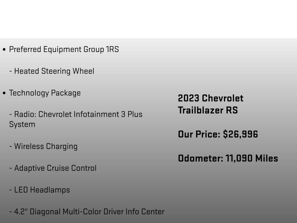 2023 Chevrolet TrailBlazer RS Beige at Auto Express Mitsubishi
