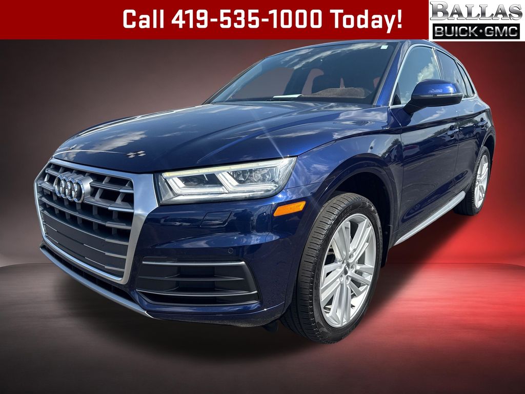 Blue Metallic 2018 Audi Q5 SUV / Crossover All-Wheel Drive 7-Speed Automatic