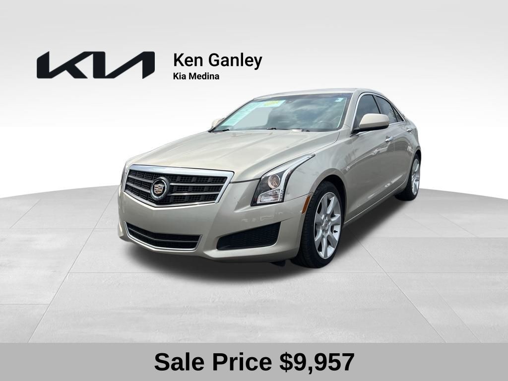 Silver Coast Metallic 2013 Cadillac ATS 2.5L RWD Sedan Rear-Wheel Drive 6-Speed Automatic