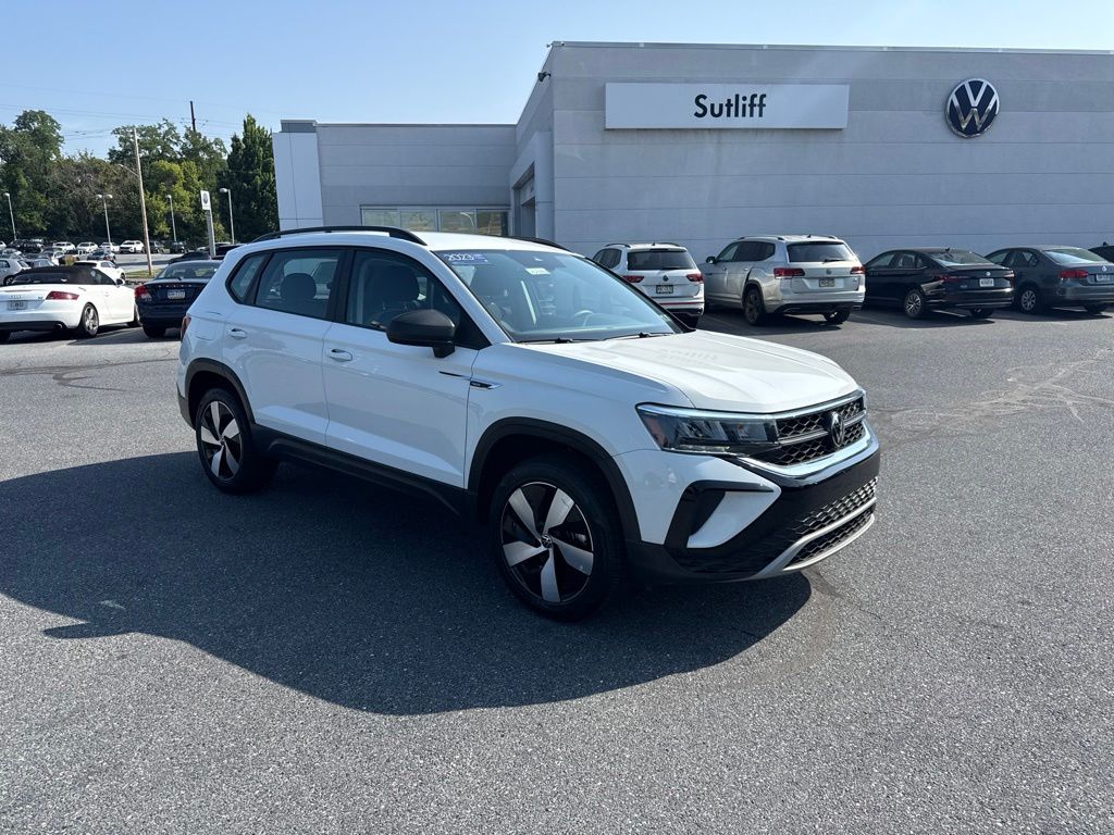 2023 Volkswagen Taos 1.5T S White at Auto Express Mitsubishi