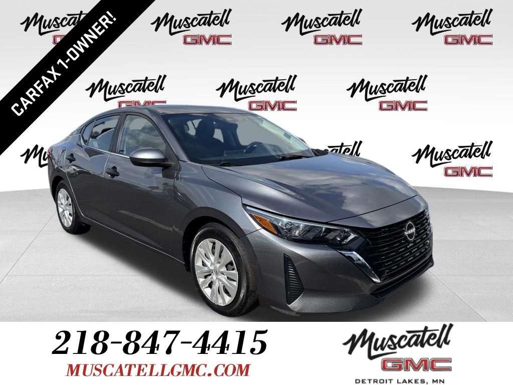 Gray (Gun Metallic) 2025 Nissan Sentra Sedan Front-Wheel Drive Continuously Variable Transmission
