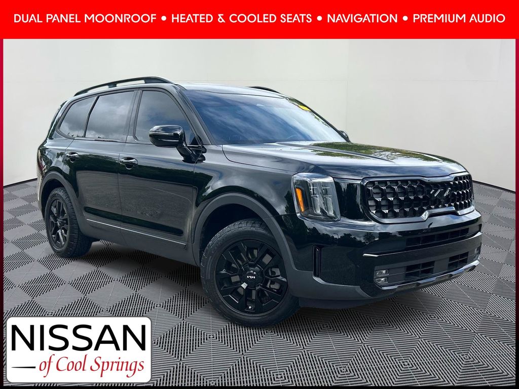 Ebony Black 2024 Kia Telluride SUV / Crossover All-Wheel Drive 8-Speed Automatic