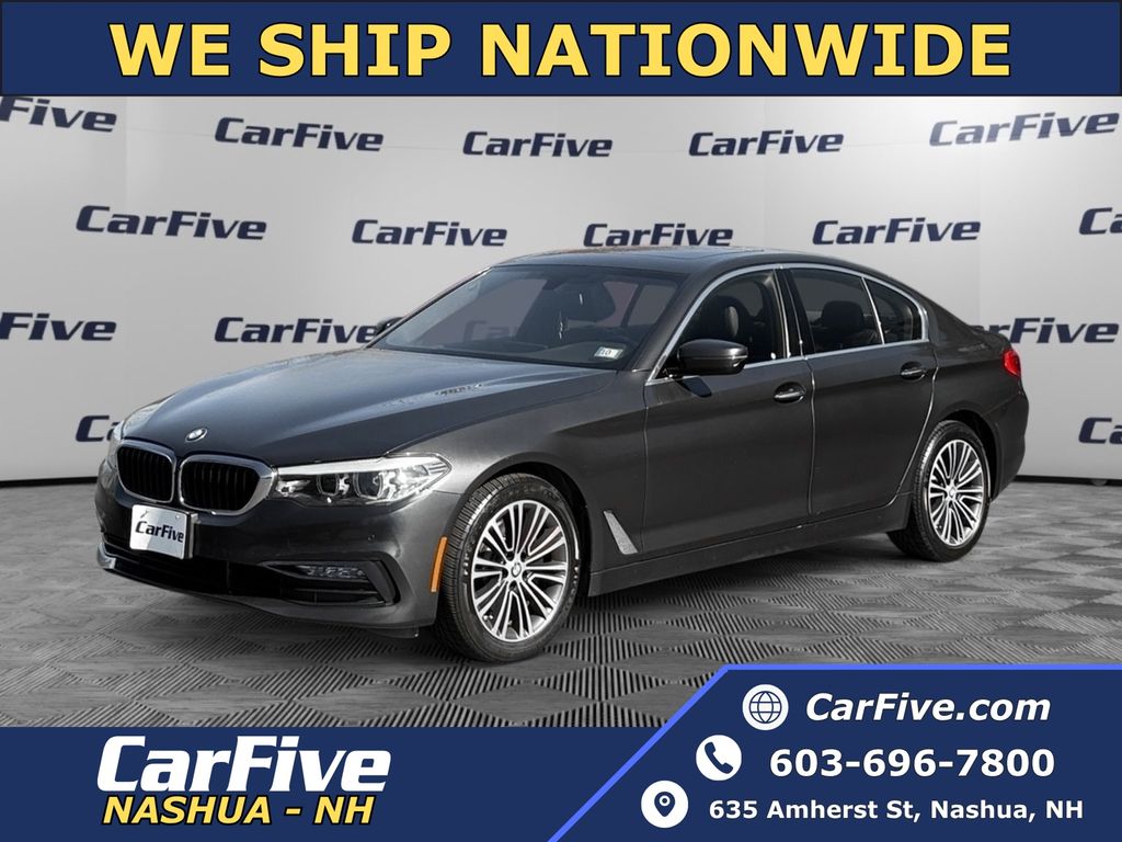 Gray (Dark Graphite Metallic) 2018 BMW 5 Series 540i xDrive Sedan AWD Sedan All-Wheel Drive 8-Speed Automatic