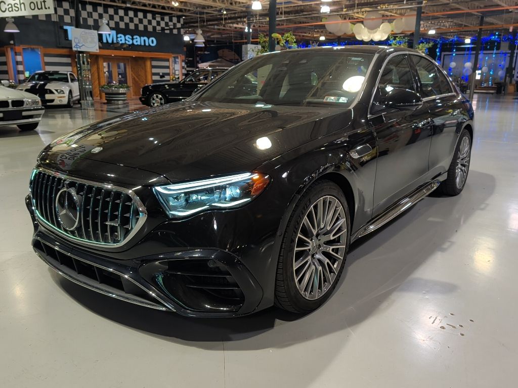 Obsidian Black Metallic 2025 Mercedes-Benz E-Class Sedan All-Wheel Drive 9-Speed Automatic