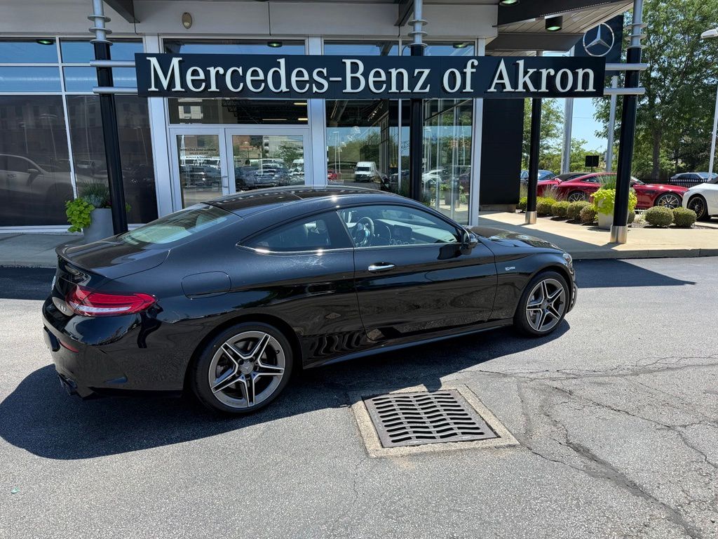 Black 2022 Mercedes-Benz C-Class Coupe All-Wheel Drive 9-Speed Automatic