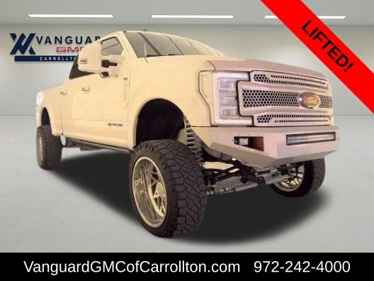 White Platinum Clearcoat Metallic 2019 Ford F-250 Super Duty Pickup Truck Four-Wheel Drive 6-Speed Automatic