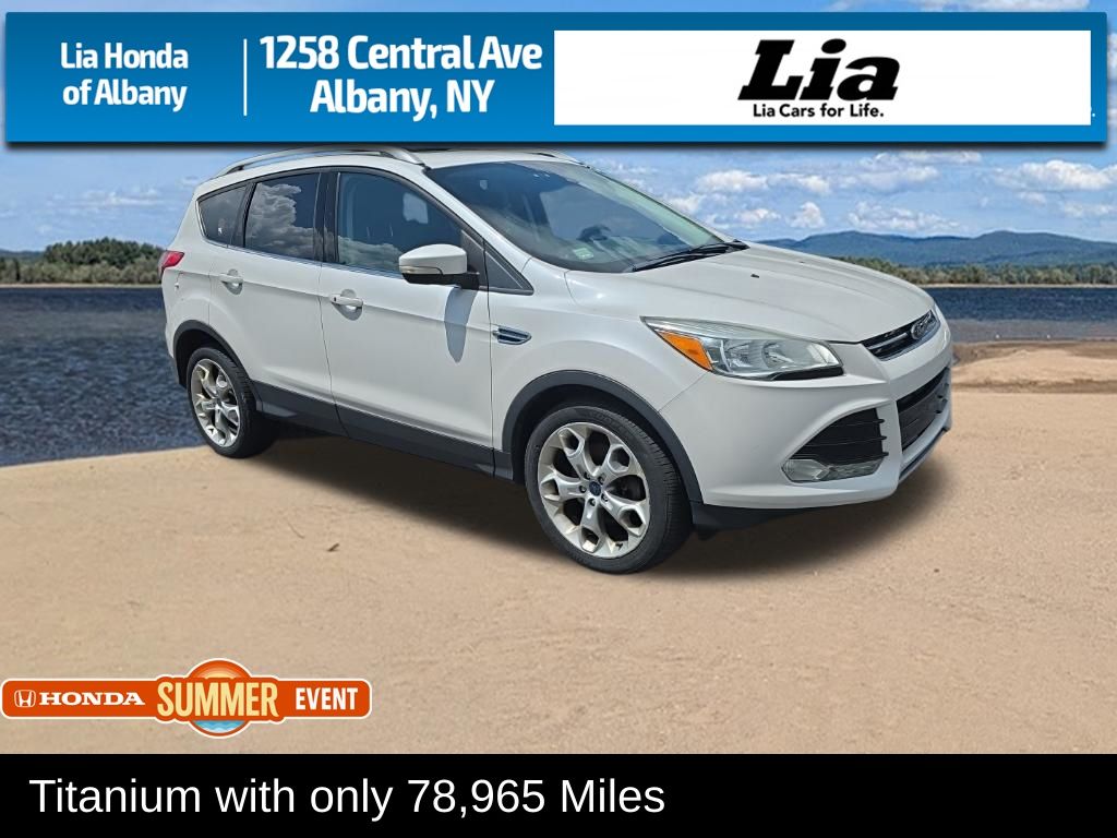 White Platinum Tricoat 2014 Ford Escape SUV / Crossover All-Wheel Drive 6-Speed Automatic